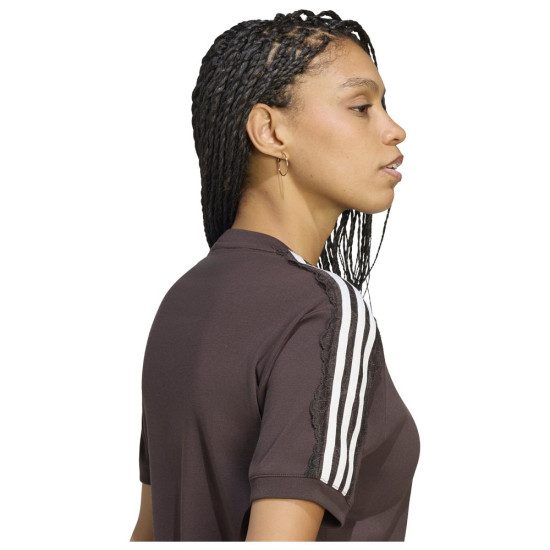 Adidas Γυναικεία κοντομάνικη μπλούζα Lace 3-Stripes T-Shirt